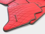 Kubay Design red AMG floor mats for Mercedes-Benz G-Class 2018+