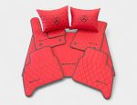 AMG Red Leather Floor Mats for Mercedes-Benz G-Class W463A – Kubay Design