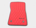 Luxury red leather interior mats with AMG design for Mercedes G-Class