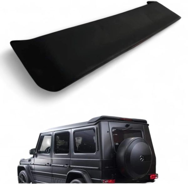 Fiberglass Rear Roof Spoiler with Stop Signal for Mercedes-Benz G-Class W463 – Kubay Design sporty exterior upgrade.