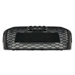 RS4 Style Front Grille Black for Audi A4 B9 2015–2019 - Image 2