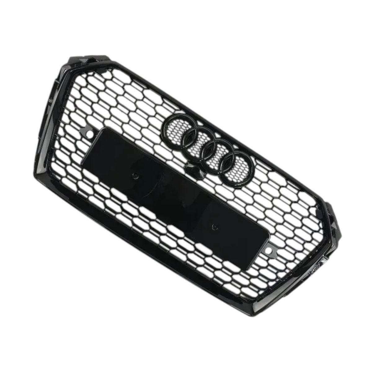 RS4 Style Front Grille Black for Audi A4 B9 2015–2019 - Image 3