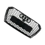 RS4 Style Front Grille Black for Audi A4 B9 2015–2019 - Image 3