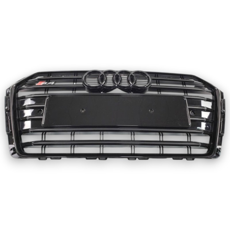 S4 Front Radiator Grille S-Line All Black for Audi A4 2015–2019 - Image 2