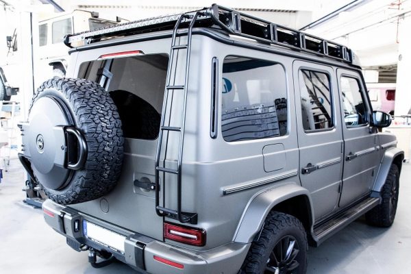 Roof access ladder for Mercedes-Benz W463A 4×4 G-Class Kubay Design