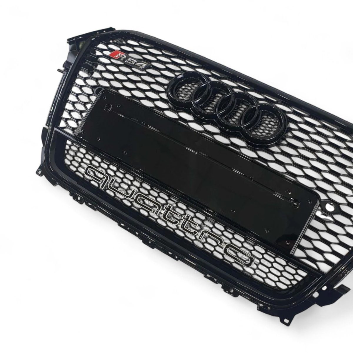 RS4 Quattro Style Front Radiator Grille for Audi A4 B8 2012–2015 - Image 2
