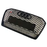 Kubay Design RS6 Black QUATTRO Front Bumper Grille Audi A6