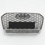RS6 Chrome QUATTRO Front Radiator Grille Audi A6 2016–2018