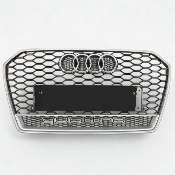 RS6 Chrome QUATTRO Front Radiator Grille Audi A6 2016–2018