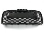 Audi A6 RS6 Style Black Front Radiator Grille Upgrade 2016–2018