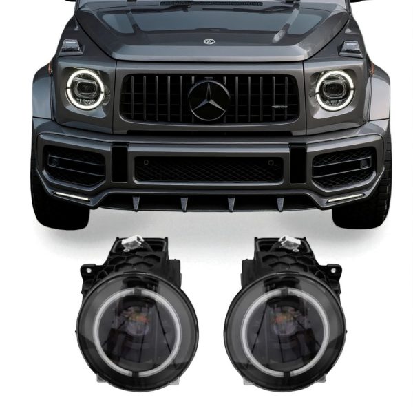 OEM Hella headlights for Mercedes-Benz G-Class W465 (2024+) front view