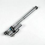 Close-up of Bilstein shock absorber installed on Mercedes-Benz W463 6×6 suspension.