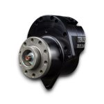 Close-up view of a Tibus portal axle unit for Mercedes-Benz G-Class W463 6×6.