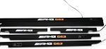lose-up of AMG G63 style illuminated logo on door sills for Mercedes W463 6×6