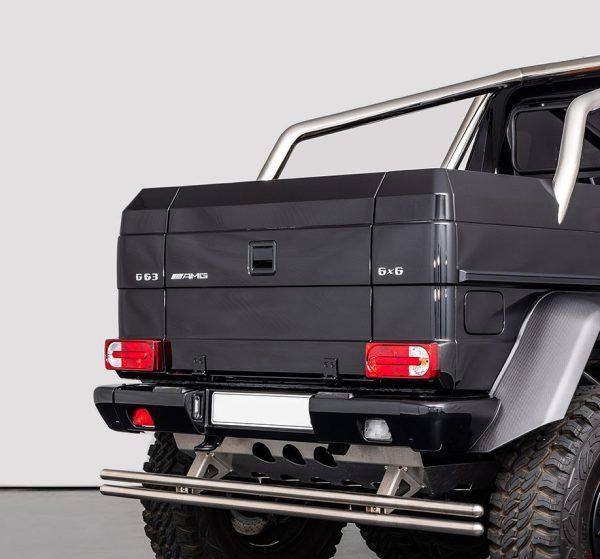 Full set of AMG G63 metallic rear emblems (3 pcs) for Mercedes-Benz G-Class W463 6×6