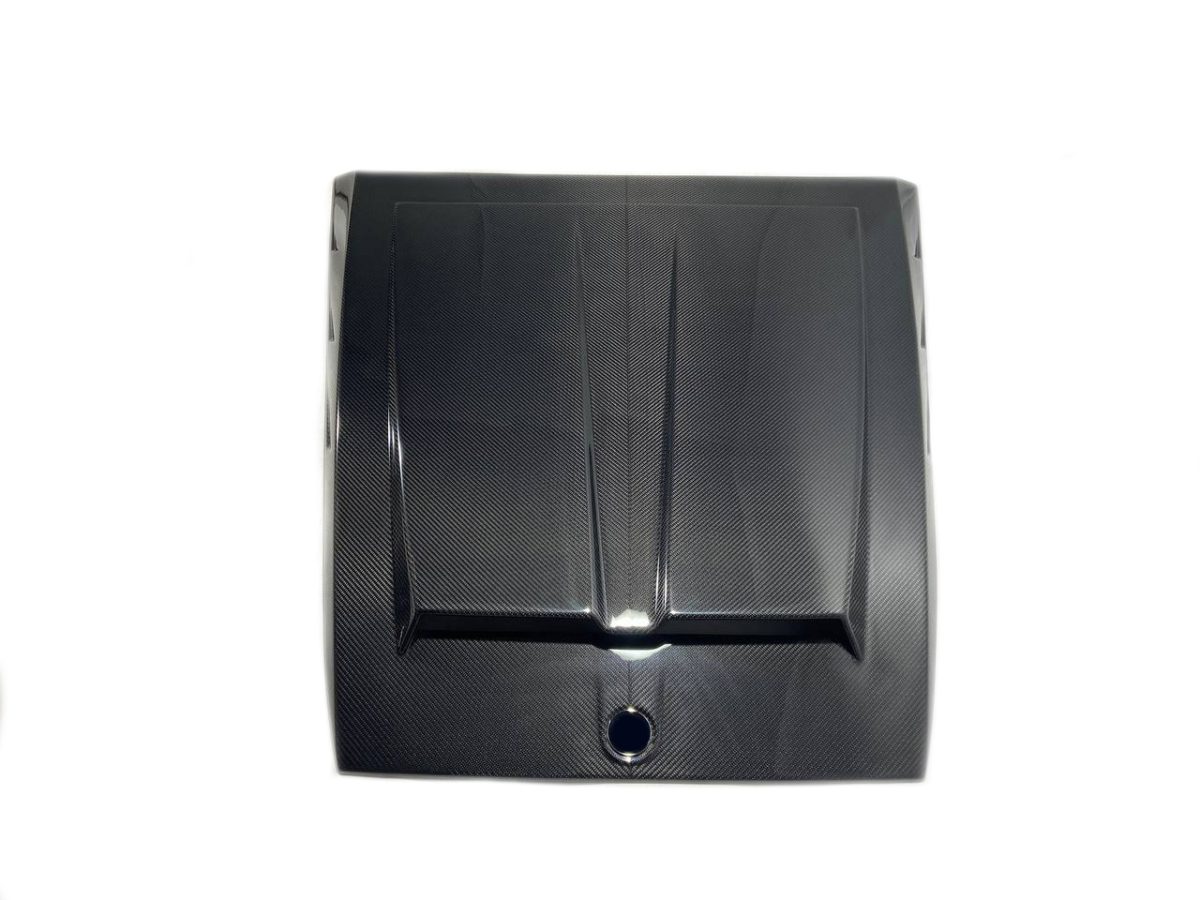 Hood Scoop W463A Style Carbon Fiber for Mercedes-Benz G-Class W463 6×6  - Image 4