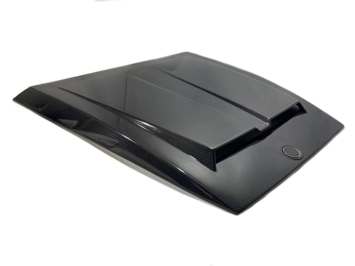 Hood Scoop W463A Style Carbon Fiber for Mercedes-Benz G-Class W463 6×6  - Image 8