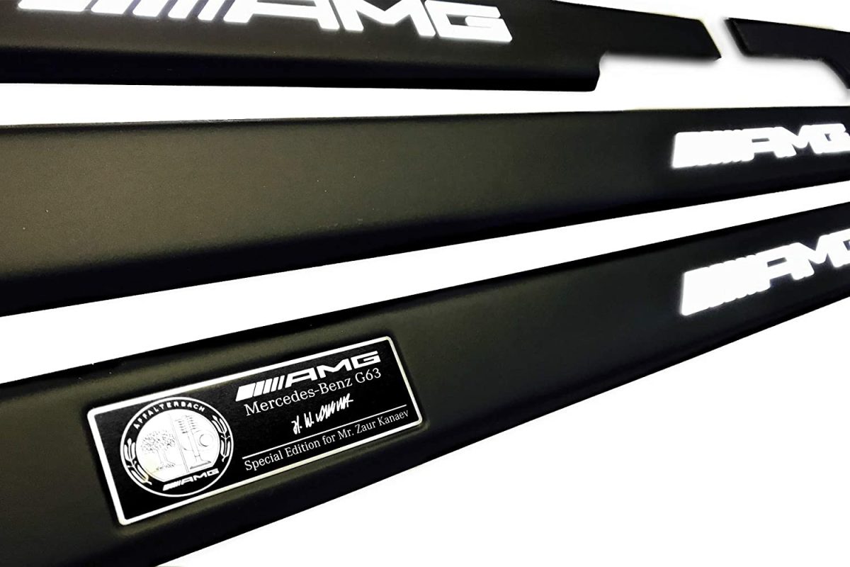AMG Illuminated Interior Door Sills for Mercedes-Benz G-Class W463 6×6  - Image 6