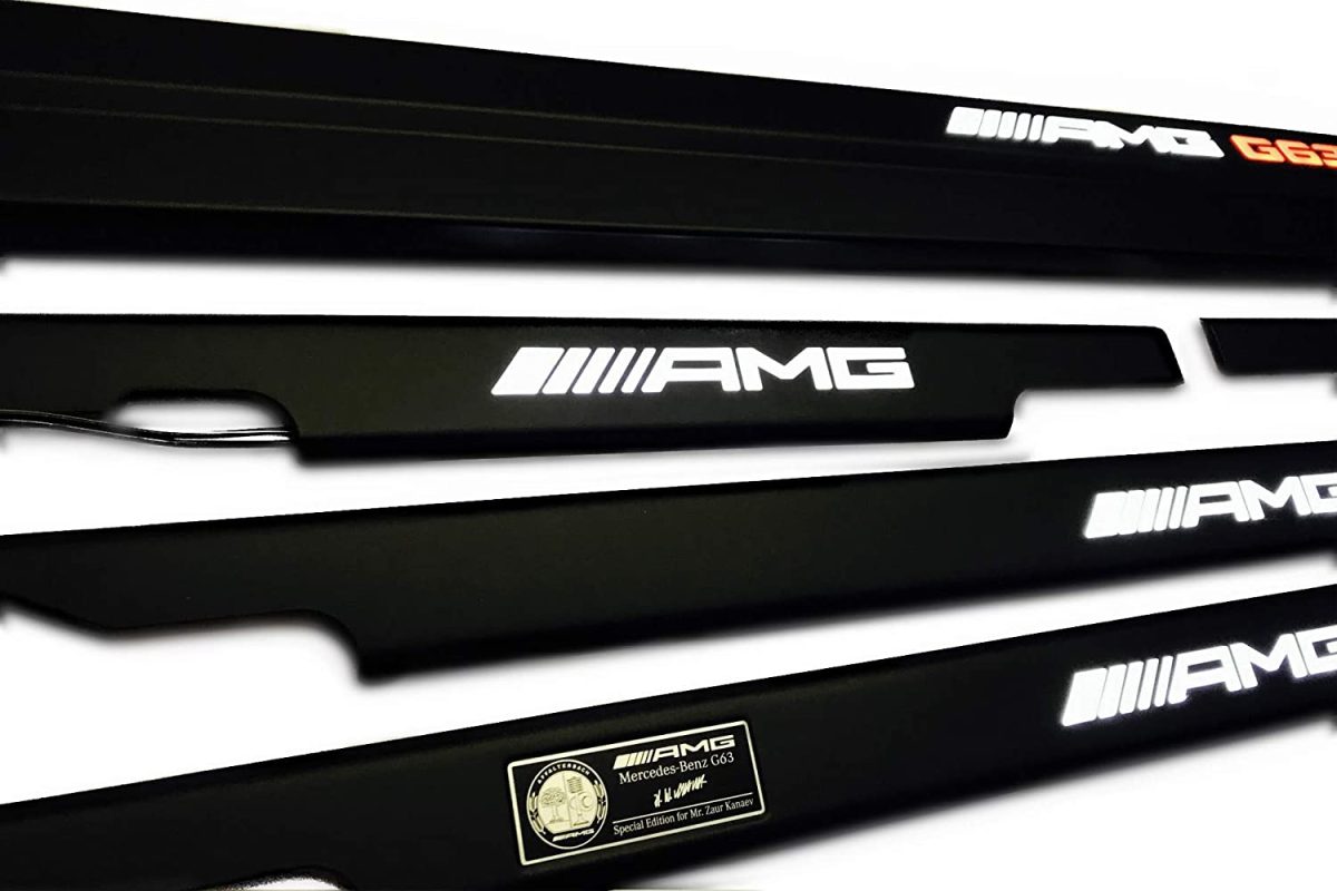 AMG Illuminated Interior Door Sills for Mercedes-Benz G-Class W463 6×6  - Image 5