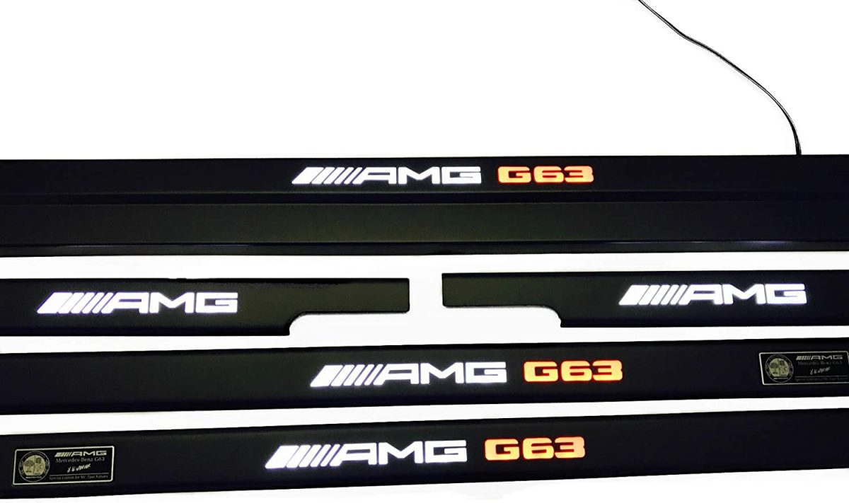 AMG Illuminated Interior Door Sills for Mercedes-Benz G-Class W463 6×6  - Image 3