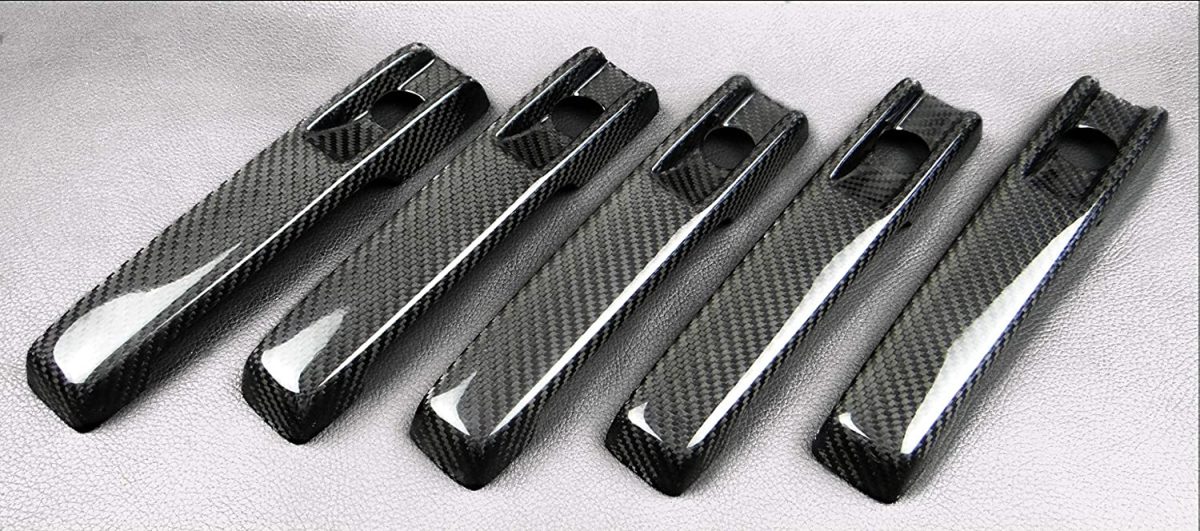 Exterior Carbon Fiber Door Handle Covers (5 pcs) for Mercedes-Benz G-Class W463 / W463 6×6  - Image 3