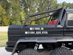 Close-up of rear metallic bar frame on Mercedes-Benz G-Class 6×6.