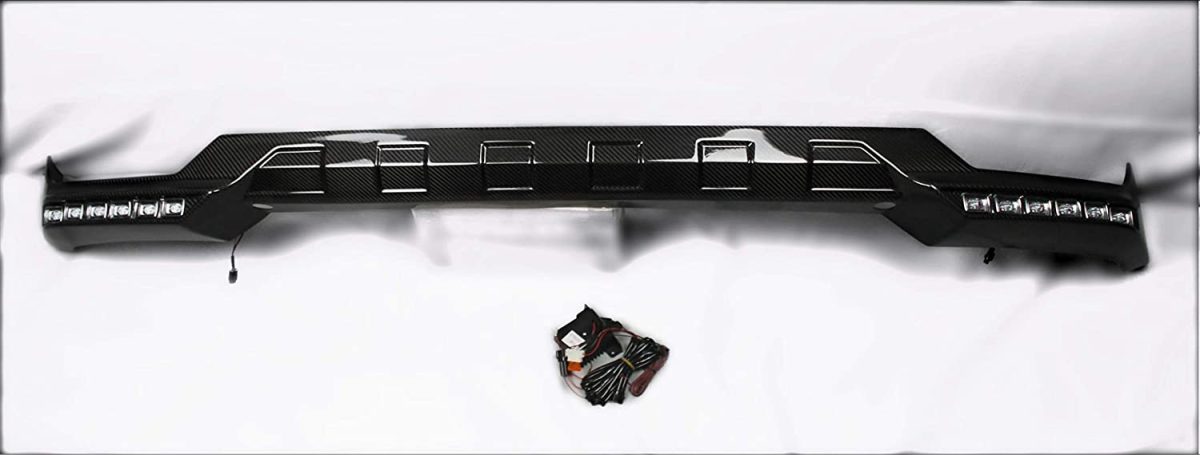 Carbon Fiber Front Big Lip Spoiler with LED Lights for Mercedes-Benz G-Class W463 W463 6×6  - Image 2