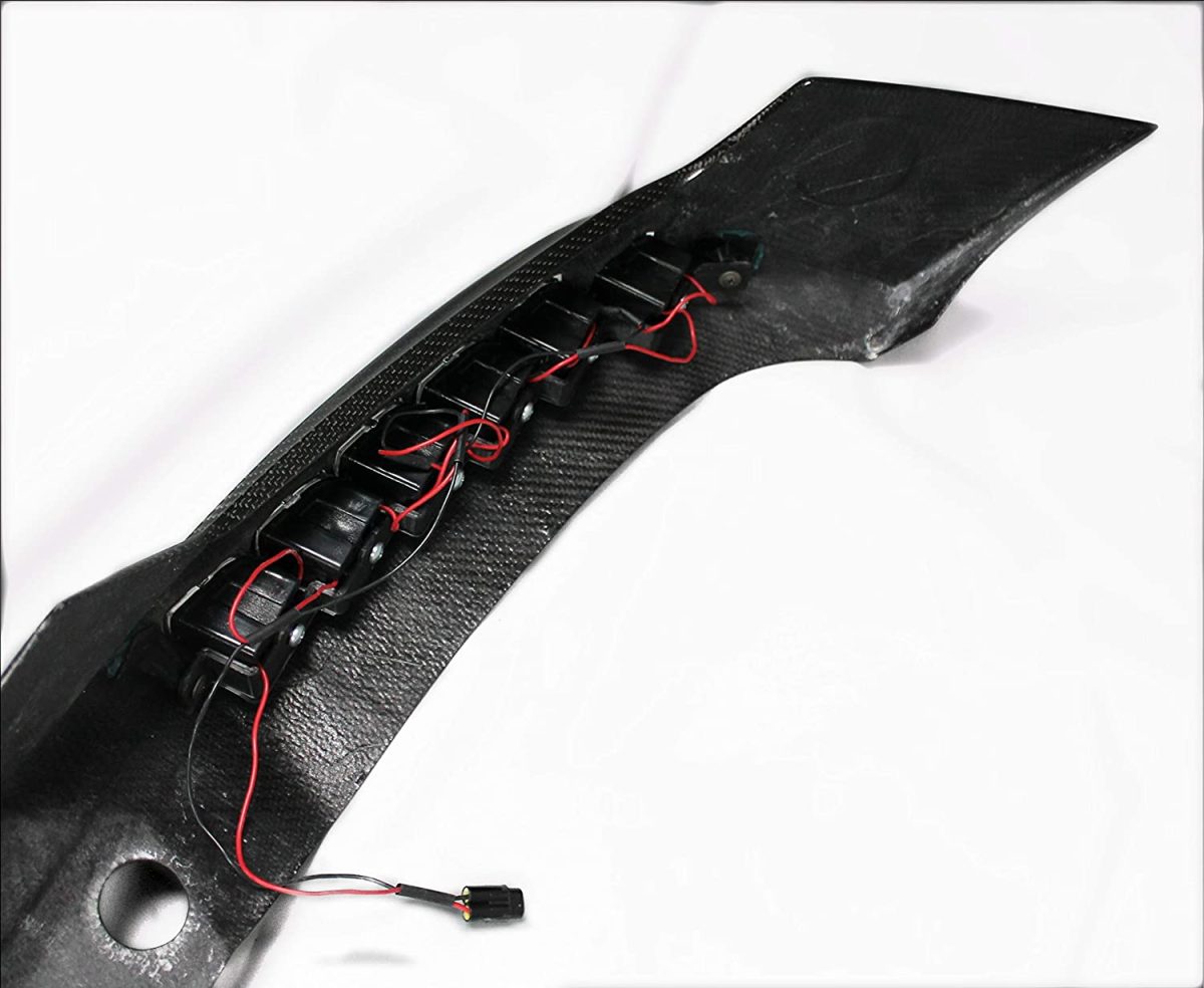 Carbon Fiber Front Big Lip Spoiler with LED Lights for Mercedes-Benz G-Class W463 W463 6×6  - Image 8
