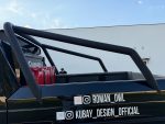 Rear upper metallic bar mounted on Mercedes-Benz W463 6×6 pick-up body.