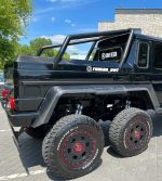 Carbon fiber fender flares for Mercedes-Benz G-Class W463 6×6 by Kubay Design, glossy UV-coated finish, OEM-style fitment, premium off-road upgrade.