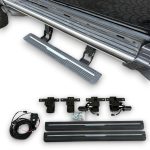 Electric side steps installed on Mercedes-Benz G-Class W463 6×6 extended position