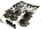 Complete set of Tibus portal axles with hardware and accessories for W463 6×6.