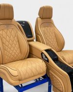 Mercedes G-Class W463A rear luxury seat retrofit – with massage and adjustable support.