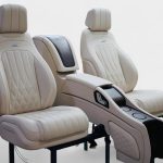 Mercedes G-Class W463A rear captain seats with massage and ventilation – luxury conversion.