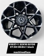 22R Black Machined Face Rims for Mercedes-Benz G-Class W463A – Kubay Design