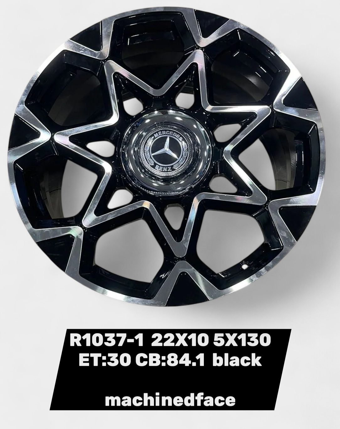 22R Black Machined Face Rims for Mercedes-Benz G-Class W463 W463A 22R Black Machined Face Rims for Mercedes-Benz G-Class W463A – Kubay Design