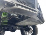 Gloss carbon AMG bumper lip with original LED lights for Mercedes-Benz G-Wagon W463 4×4² – Kubay Design performance part.