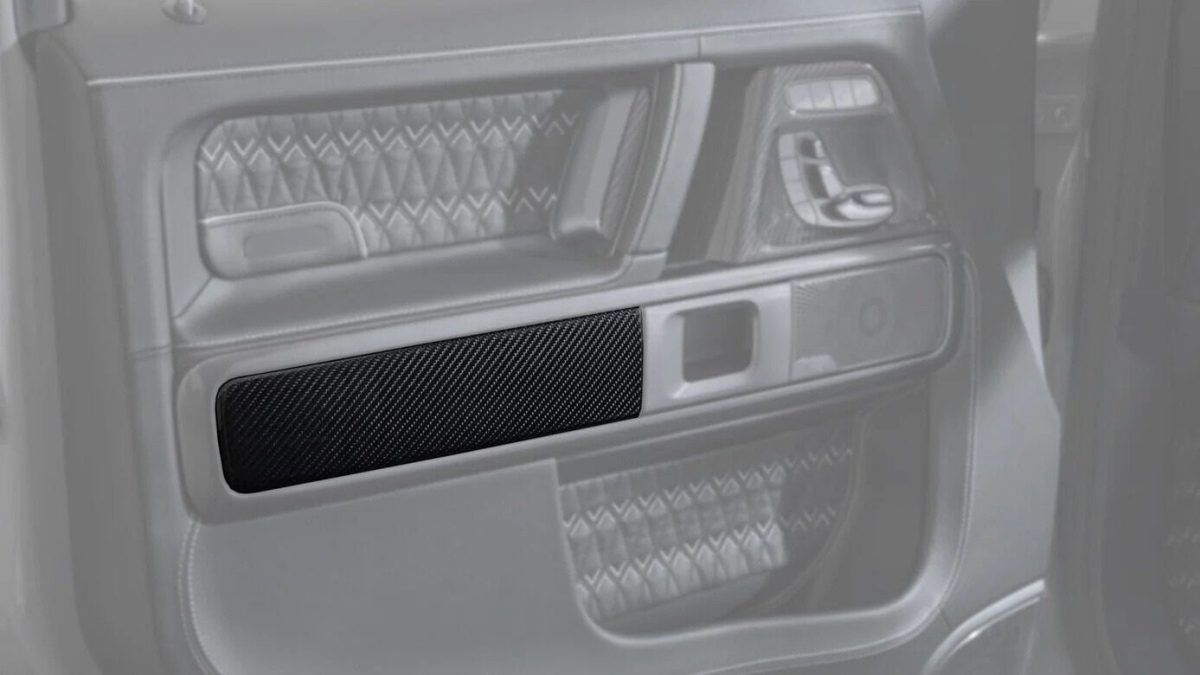 Genuine carbon fiber interior package for Mercedes G-Class W463A 2018+ – Kubay Design premium parts.