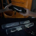 Carbon Fiber LED Door Trim Set for Mercedes-Benz G-Class W463A – Kubay Design illuminated carbon upgrade.