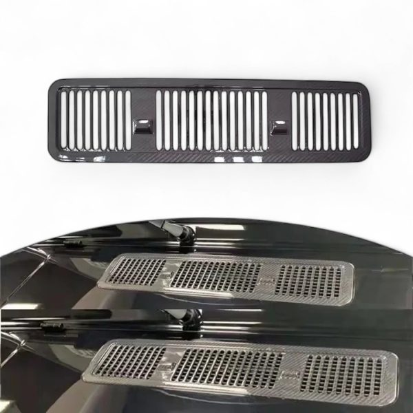 Gloss UV-coated carbon hood vent – Mercedes-Benz W465 G-Wagon