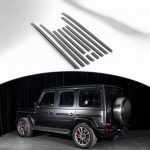 Gloss UV-coated dry carbon side molding trim – Mercedes-Benz W465 G-Wagon