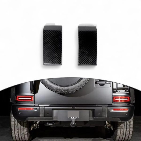 Carbon Fiber Rear Bumper Brackets Covers for Mercedes-Benz G-Class W465 2025+
