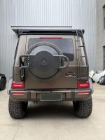carbon fiber rear spare wheel cover mercedes g class w463a kubay design