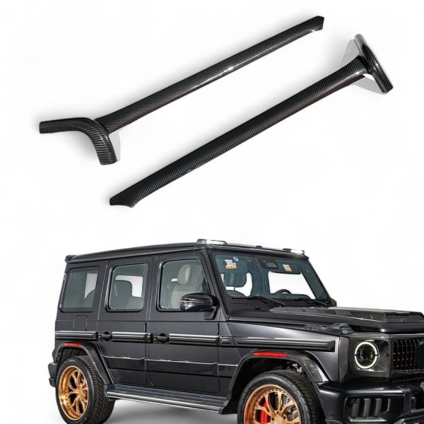 Carbon Fiber Upper Roof Trim A-Pillars for Mercedes-Benz G-Class W465 2025+ Phono 9