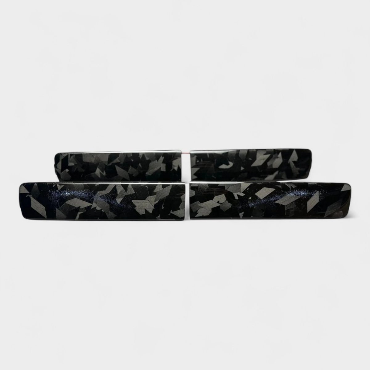 Forged Carbon Fiber LED Door Trim Set for Mercedes-Benz G-Class W463A 2018+ Mercedes-Benz G-Class W463A forged carbon LED door trims – luxury interior styling.