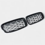 M-Look Black Diamond Front Grille for BMW 3 Series F30 Kubay Design