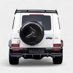 carbon fiber roof spoiler topcar style mercedes benz g wagon