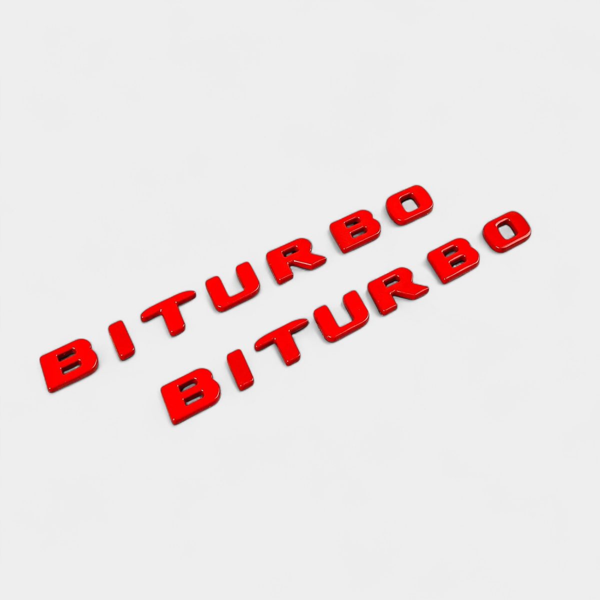 precision fit red biturbo side logos kubay design g class