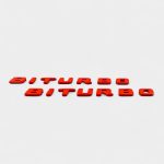 red biturbo side logo kit for mercedes benz g class