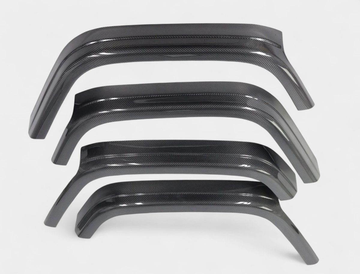 premium carbon rocket style fender flares for amg g63 w463a